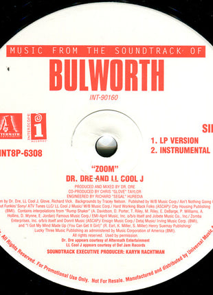 LL Cool J And Dr. Dre : Zoom (12", Promo)