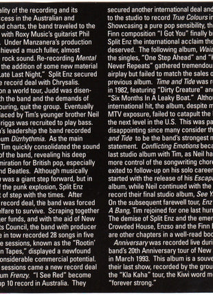 Split Enz : Anniversary (CD, Album)