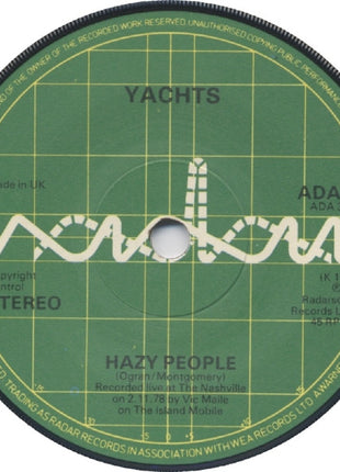 Yachts : Love You Love You... (7", Single)