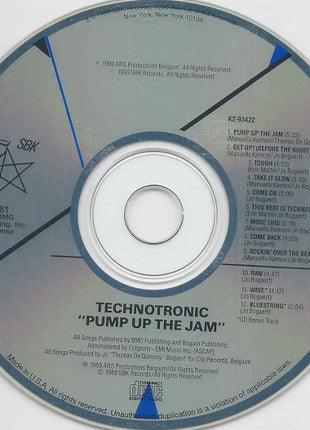 Technotronic : Pump Up The Jam (CD, Album, Club)