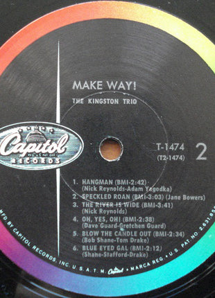 Kingston Trio : Make Way! (LP, Album, Mono, Scr)