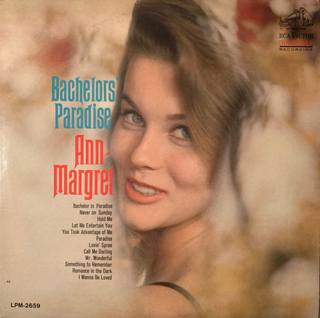 Ann Margret : Bachelors' Paradise (LP, Album, Mono, RE)