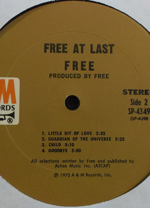 Free : Free At Last (LP, Album, Pit)