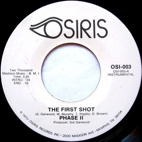 Phase II (6) : The First Shot (7", Single, Promo)