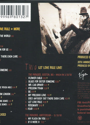Lenny Kravitz : Let Love Rule (2xCD, Album, Comp, Dlx, RM, 20t)