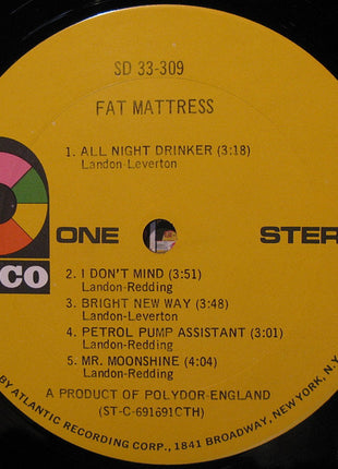 Fat Mattress : Fat Mattress (LP, Album, CTH)
