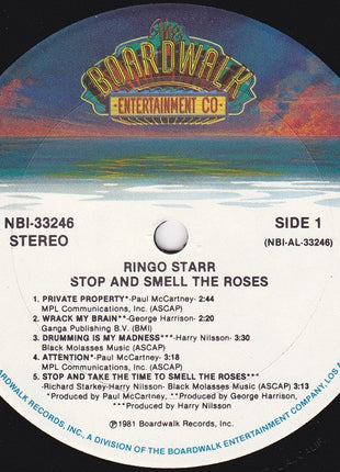 Ringo Starr : Stop And Smell The Roses (LP, Album, Car)