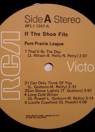 Pure Prairie League : If The Shoe Fits (LP, Album, Ind)
