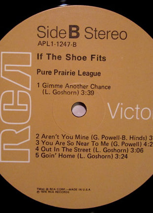 Pure Prairie League : If The Shoe Fits (LP, Album, Ind)