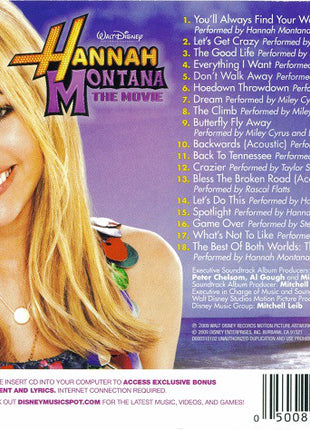 Miley Cyrus : Hannah Montana (The Movie) (CD, Album, Enh)