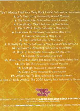 Miley Cyrus : Hannah Montana (The Movie) (CD, Album, Enh)
