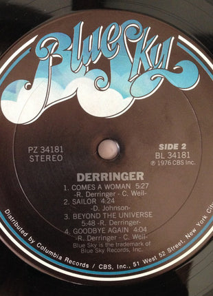 Derringer (2) : Derringer (LP, Album, Pit)