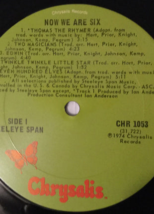 Steeleye Span : Now We Are Six (LP, Album, Ter)