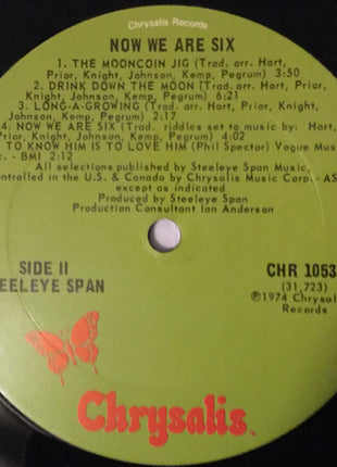 Steeleye Span : Now We Are Six (LP, Album, Ter)
