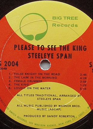 Steeleye Span : Please To See The King (LP, Album)