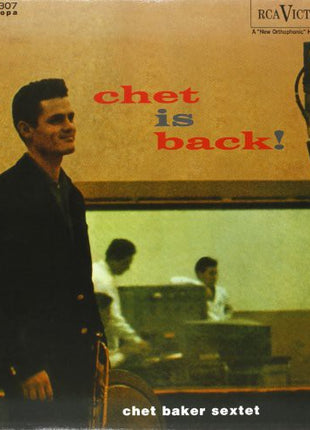 the album cover for Chet Baker - Chet Is Back
