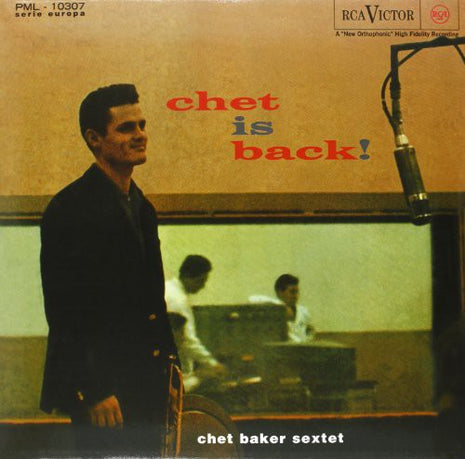 the album cover for Chet Baker - Chet Is Back