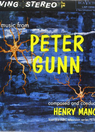 the album cover for Henry Mancini - The Music From Peter Gunn (Original Soundtrack)
