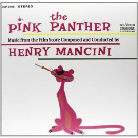 the album cover for Henry Mancini - The Pink Panther