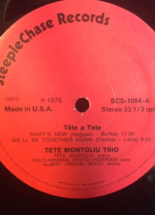 Tete Montoliu Trio : Tête À Tete (LP, Album)