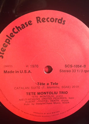 Tete Montoliu Trio : Tête À Tete (LP, Album)
