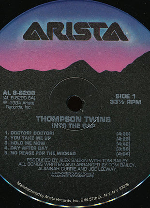 Thompson Twins : Into The Gap (LP, Album, Ind)