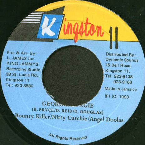 Bounty Killer / Nitty Kutchie / Angel Doolas : Georgie Porgie (7")