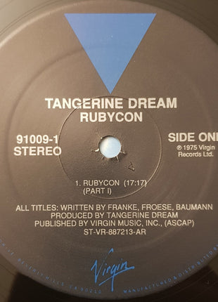 Tangerine Dream : Rubycon (LP, Album, RE)