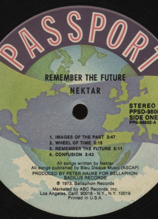 Nektar : Remember The Future (LP, Album, Son)