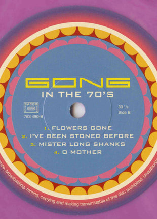 Gong : Gong In The 70's (LP, Pin + LP, Blu + Album, RSD, RE)
