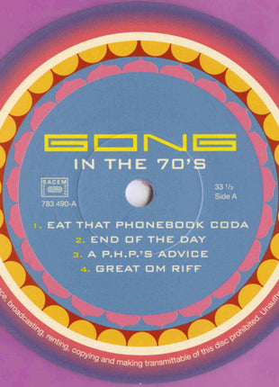 Gong : Gong In The 70's (LP, Pin + LP, Blu + Album, RSD, RE)