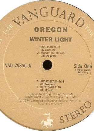 Oregon : Winter Light (LP, Album)