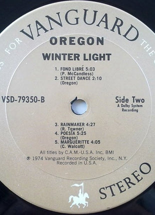 Oregon : Winter Light (LP, Album)