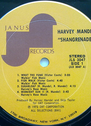 Harvey Mandel : Shangrenade (LP, Album, Pit)