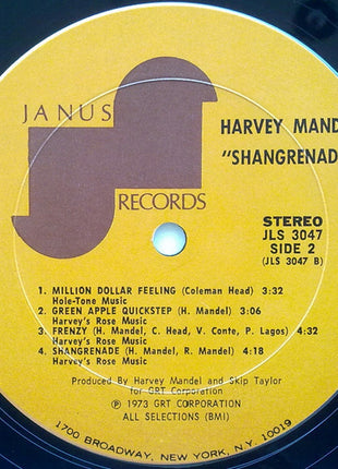 Harvey Mandel : Shangrenade (LP, Album, Pit)