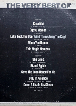 Jay & The Americans : The Very Best Of Jay & The Americans (LP, Comp, Mono)