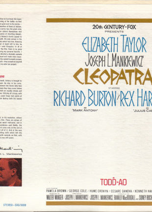 Alex North : Cleopatra (Original Soundtrack Album) (LP, Album, Mono, Gat)