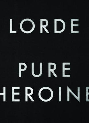 the album cover for Lorde - Pure Heroine