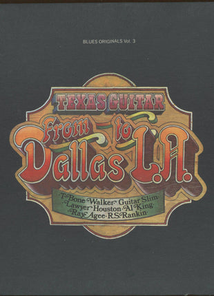 Various : Texas Guitar - From Dallas To L.A. (LP, Album, Comp, Mono)