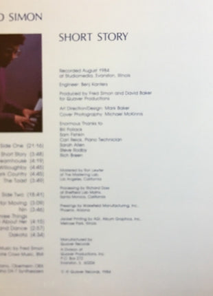 Fred Simon (3) : Short Story (LP, Album)
