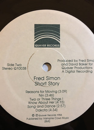 Fred Simon (3) : Short Story (LP, Album)