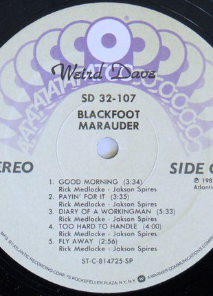 Blackfoot (3) : Marauder (LP, Album, SP )