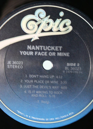 Nantucket : Your Face Or Mine? (LP, Album, San)