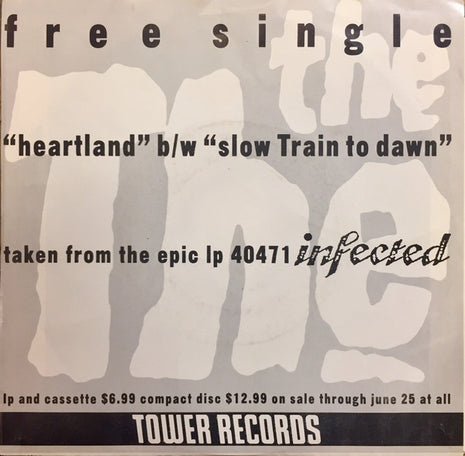 The The : Heartland / Slow Train To Dawn (7", Promo, Styrene, Tow)