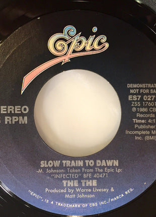 The The : Heartland / Slow Train To Dawn (7", Promo, Styrene, Tow)