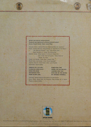 Jackson Browne : Jackson Browne (LP, Album, RE, SP )