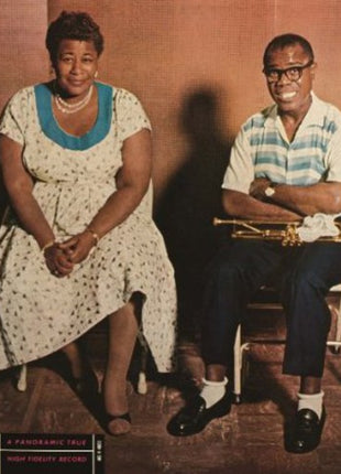 the album cover for Ella Fitzgerald & Louis Armstrong - Ella & Louis