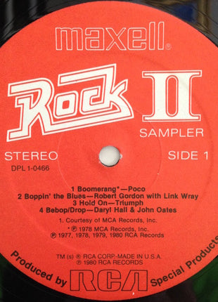 Various : Maxell Rock II Sampler (LP, Comp, Ltd, Smplr)