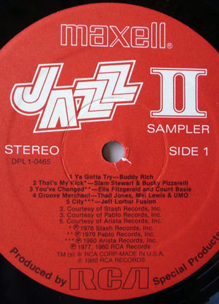 Various : Maxell Jazz II Sampler (LP, Ltd, Smplr, Gat)