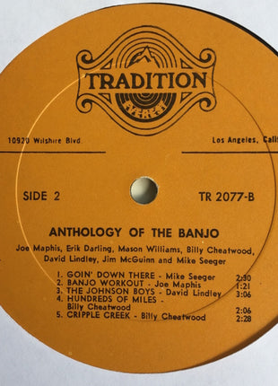 Various : Anthology Of The Banjo (LP, Comp)